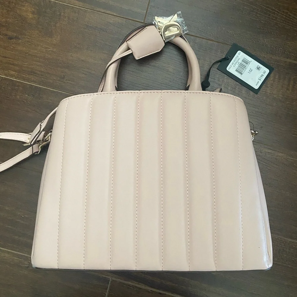 DKNY Pink Paige Medium Satchel NWT - Picture 3 of 16